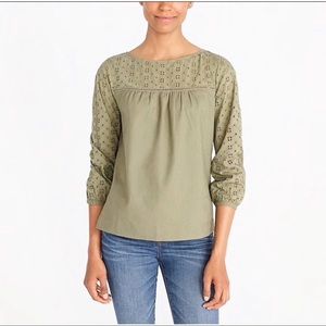 ❗️FINAL❗️ 🆕 J. Crew Mercantile Linen Blend Top S
